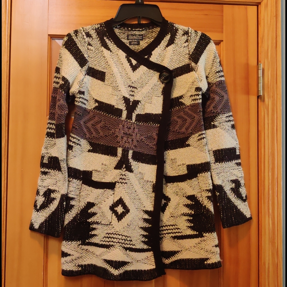 Girl's long cardigan